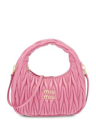 Сумка miu miu розовая