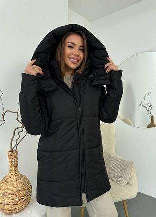 Стильное женское зимнее пальто 42-52 50/52