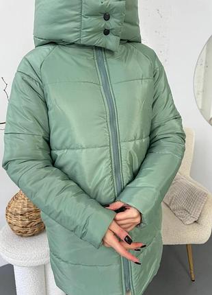 Стильное женское зимнее пальто 42-52 50/52