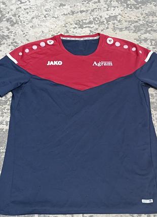Оригинальная спортивная футболка jako keep dry тренировочная футбольная синяя