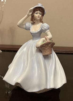 Статуетка coalport christina ladies of fashion — вінтажна порцелянова , англія