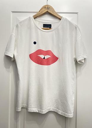 Біла футболка celia tee flattop urban shop