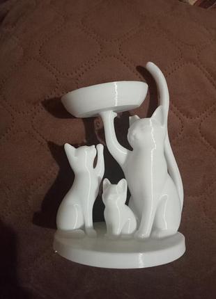 Статуетка,  подставка котик, кошка 3д