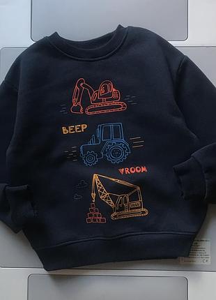 Класний стильний якісний світшот теплий