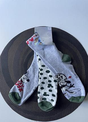 3 шт набір шкарпеток міккі disney