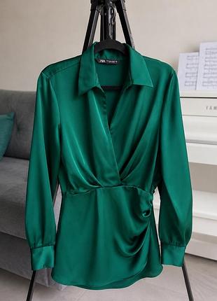 Сукня смарагдова zara