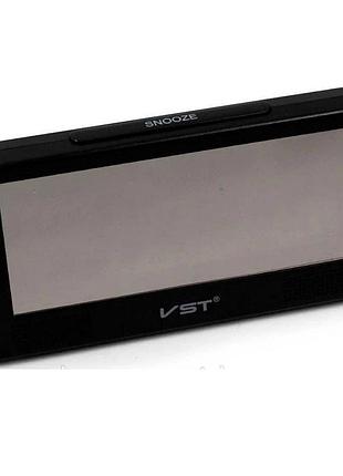 Часы электронные настольные vst-732y с зеленой подсветкой, электронные настольные часы light