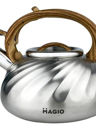 Чайник magio mg-1194 3 л зі свистком, чайник зі свистком