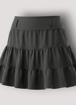 Черная вельветовая юбка made in изна, 100% хлопок