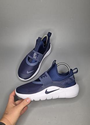 Легкие кроссовки-слипоны без шнуровки nike flex runner