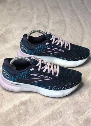 Женские беговые кроссовки brooks glycerin 20 - peacoat/ocean/pastel lilac 💙💜