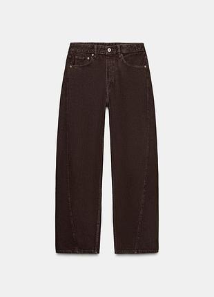 Джинси zara barrel l, xl, xxl