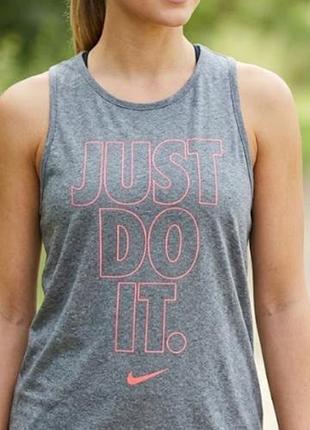Женская спортивная майка,новая, nike dri-fit, l