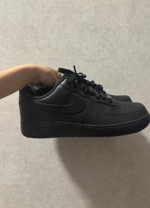Nike air force 1 07 чорні оригінал