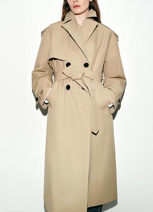 Плащ тренч жіночий зара zara s