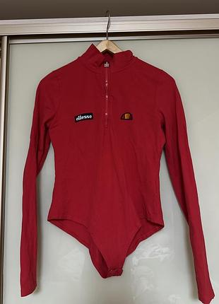 Ellesse red bodysuit long sleeve / лонг слів боді ellesse