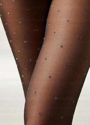 Колготи від італійського бренду calzedonia з додаванням гліттеру