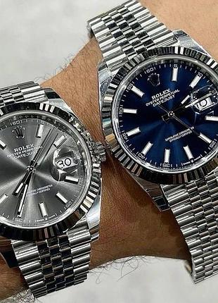 Годинник rolex datejust 41mm navy dial