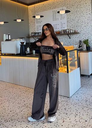 Костюм juicy couture, костюм джуси кутюр, juicy couture, жіночий костюм, костюм трійка, велюровий костюм, плюшевий велюр, спортивний костюм шоколадний