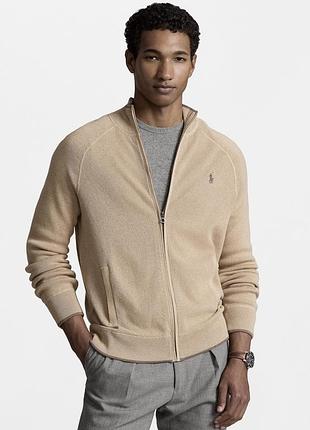 Polo ralph lauren джемпер мужской кофта на молнии бомбер barbour оригинал.