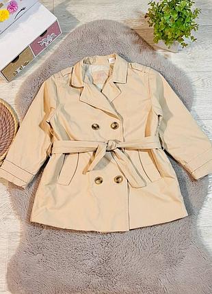 Стильный плащ-тренч от zara состояние отлично