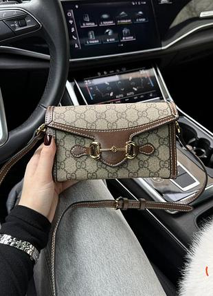 Сумка гуччи horsebit 1955 mini bag