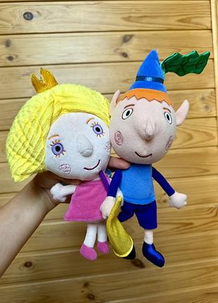М'які плюшеві іграшки героїв мультсеріалу «маленьке королівство бена і холлі»