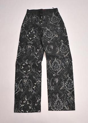 Женские прямые брюки kenzo paris paisley pants - 40 - made in atch