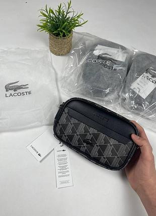 Сумка lacoste monogram/сумка лакост/сумка чоловіча