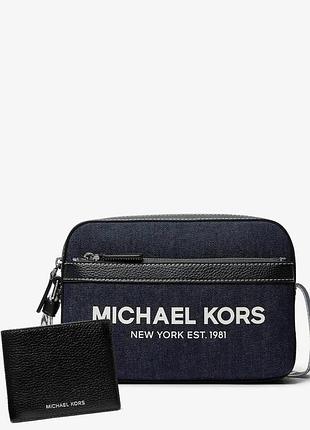 Чоловічий набір cooper michael kors сумка через плече та гаманець