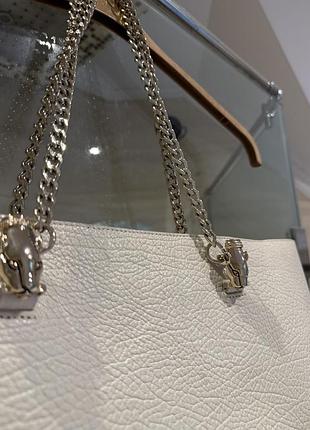 Roberto cavalli сумка шкіра біла вінтаж
