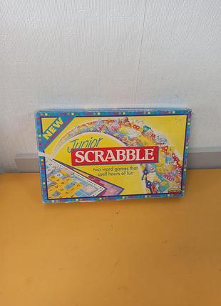 Дитяча настільна гра junior scrabble (скрабл юніор).