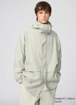 Парка uniqlo світла utility parka
