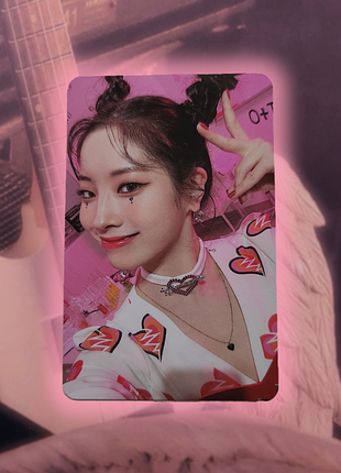 Офіційна картка дахьон dahyun twice з альбому formula of love, твайс кпоп kpop