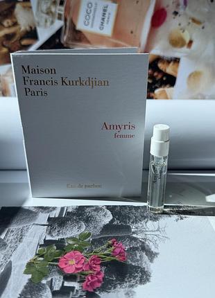 Оригинальный пробник amyris femme maison francis kurkdjian