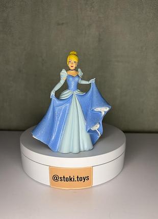 Колекційна фігурка cinderella (попелюшка) disney bullyland з блискітками