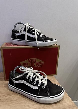 Кеди унісекс vans ua old skool black ванс класика