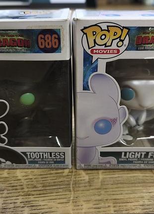 Фигура funko pop беззубец и дневная фурия
