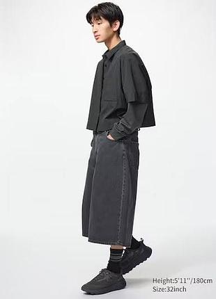 Джинсовые кюлоты uniqlo 30inch