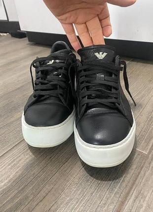 Шкіряні кеди ea7 emporio armani розмір 40