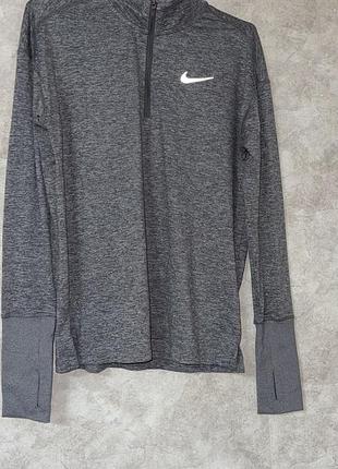Спортивна кофта лонгслів nike dri-fit element half-zip running top | жіноча бігова термокофта найк, розмір xs