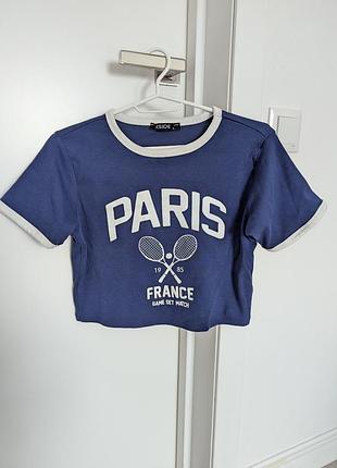 Вкорочена футболка paris