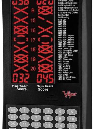 Електронна табло для дартсу viper proscore digital dart scorer для 8 гравців