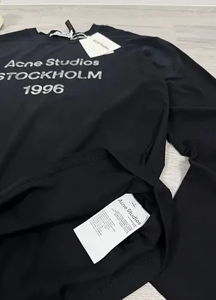 Лонгслів acne studios/лонг акне студіо/лонг чоловічий 7