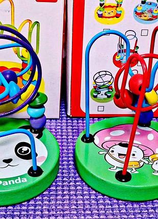 Деревянный пальчиковый лабиринт tree toys