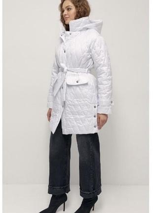 Распродажа женская куртка демисезонная осенняя s m l xl белая