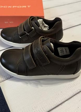Нові шкіряні туфлі rockport  28 р 18 см  29 р 18,5см  30,5 р  19-19,5 см мокасини кеди кросівки туфлі в школу змінне взуття