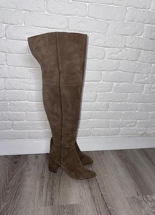 Замшеві ботфорти topshop 36р