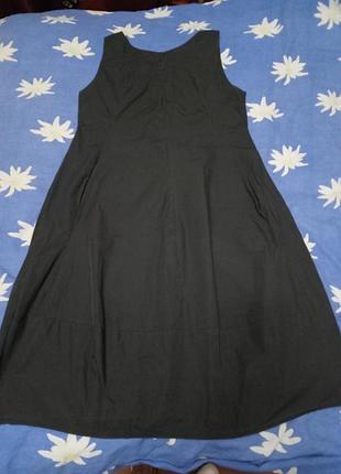 Женское хлопковое платье с карманами, миди, pronto moda, италия, р. м-l