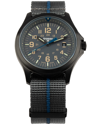 Швейцарський чоловічий годинник traser p67 officer pro ts сірий 111071